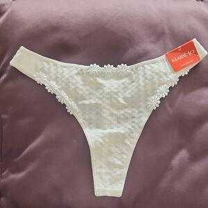 Marie Jo Ivory Floral Lace Panty